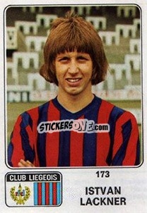 Sticker Istvan Lackner - Football Belgium 1973-1974 - Panini