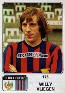 Sticker Willy Vliegen - Football Belgium 1973-1974 - Panini