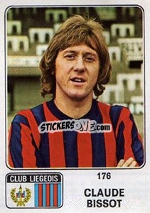 Cromo Claude Bissot - Football Belgium 1973-1974 - Panini