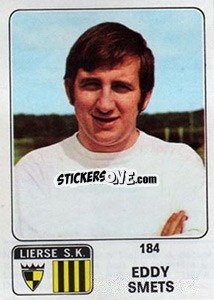 Sticker Eddy Smets - Football Belgium 1973-1974 n. 184 - Panini