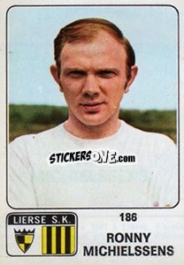 Sticker Ronny Michielssens - Football Belgium 1973-1974 n. 186 - Panini