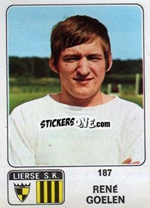 Sticker Rene Goelen - Football Belgium 1973-1974 - Panini