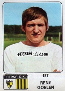 Figurina Rene Goelen - Football Belgium 1973-1974 - Panini