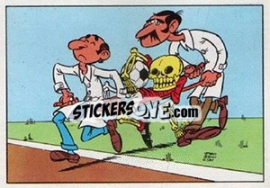 Sticker Cartoon - Football Belgium 1973-1974 - Panini