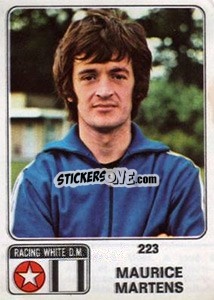 Cromo Maurice Martens - Football Belgium 1973-1974 - Panini