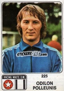 Sticker Odilon Polleunis - Football Belgium 1973-1974 - Panini