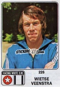Sticker Wietse Veenstra - Football Belgium 1973-1974 n. 226 - Panini