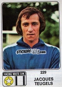Figurina Jacques Teugels - Football Belgium 1973-1974 n. 229 - Panini