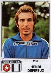 Figurina Henri Depireux - Football Belgium 1973-1974 - Panini