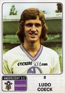 Sticker Ludo Coeck - Football Belgium 1973-1974 n. 8 - Panini