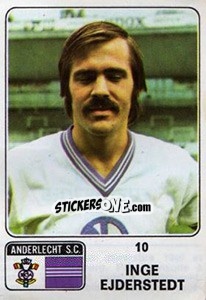 Sticker Inge Ejderstedt - Football Belgium 1973-1974 n. 10 - Panini