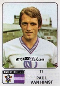 Sticker Paul van Himst - Football Belgium 1973-1974 - Panini
