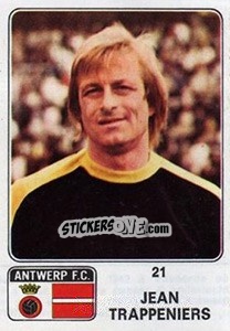 Sticker Jean Trappeniers - Football Belgium 1973-1974 n. 21 - Panini