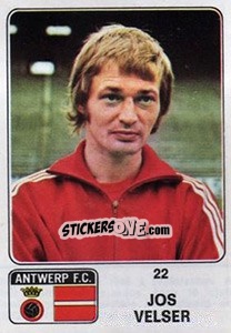 Sticker Jos Velser - Football Belgium 1973-1974 - Panini