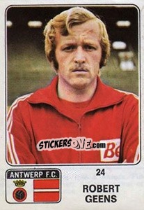 Figurina Robert Geens - Football Belgium 1973-1974 n. 24 - Panini