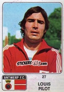 Cromo Louis Pilot - Football Belgium 1973-1974 n. 27 - Panini