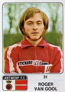 Sticker Roger van Gool - Football Belgium 1973-1974 n. 31 - Panini