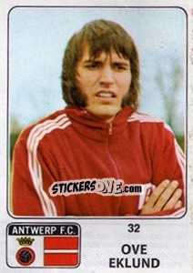 Sticker Ove Eklund - Football Belgium 1973-1974 - Panini