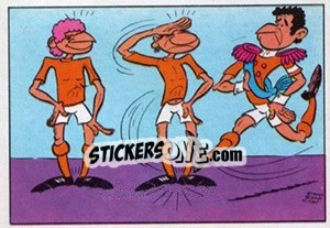 Figurina Cartoon - Football Belgium 1973-1974 - Panini