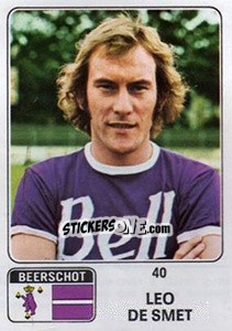 Cromo Leo de Smet - Football Belgium 1973-1974 n. 40 - Panini