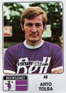 Sticker Arto Tolsa - Football Belgium 1973-1974 - Panini