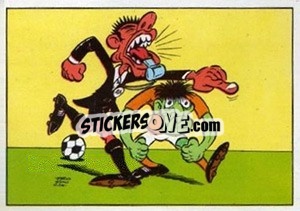 Figurina Cartoon - Football Belgium 1973-1974 - Panini