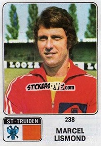 Sticker Marcel Lismond - Football Belgium 1973-1974 n. 238 - Panini