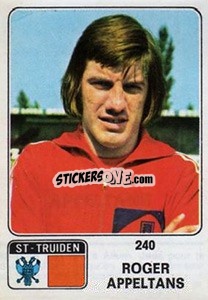 Sticker Roger Appeltans - Football Belgium 1973-1974 n. 240 - Panini