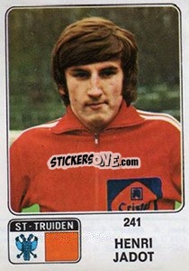 Cromo Henri Jadot - Football Belgium 1973-1974 - Panini