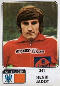 Sticker Henri Jadot - Football Belgium 1973-1974 n. 241 - Panini
