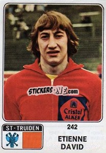 Cromo Etienne David - Football Belgium 1973-1974 - Panini