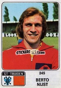 Figurina Berto Nijst - Football Belgium 1973-1974 - Panini