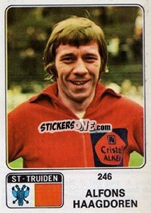 Sticker Alfons Haagdoren - Football Belgium 1973-1974 - Panini