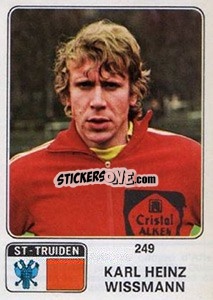 Sticker Karl Heinz Wissmann - Football Belgium 1973-1974 n. 249 - Panini