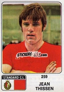 Figurina Jean Thissen - Football Belgium 1973-1974 - Panini