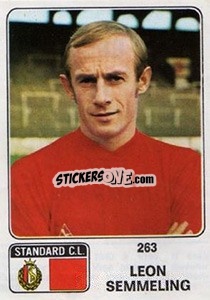 Figurina Leon Semmeling - Football Belgium 1973-1974 n. 263 - Panini