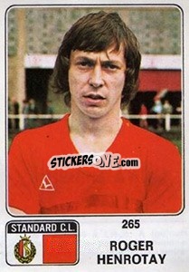 Sticker Roger Henrotay - Football Belgium 1973-1974 - Panini