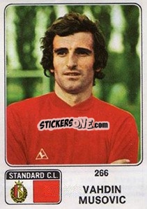 Sticker Vahdin Musovic - Football Belgium 1973-1974 - Panini