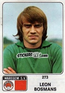 Figurina Leon Bosmans - Football Belgium 1973-1974 - Panini