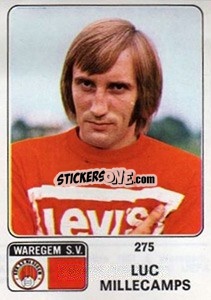 Sticker Luc Millecamps - Football Belgium 1973-1974 n. 275 - Panini