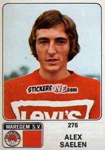 Sticker Alex Saelen - Football Belgium 1973-1974 n. 276 - Panini