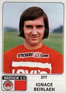 Sticker Ignace Beirlaen - Football Belgium 1973-1974 n. 277 - Panini