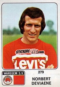 Sticker Norbert Deviane - Football Belgium 1973-1974 n. 279 - Panini