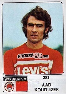 Sticker Aad Koudijzer - Football Belgium 1973-1974 n. 283 - Panini