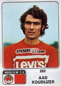 Figurina Aad Koudijzer - Football Belgium 1973-1974 - Panini