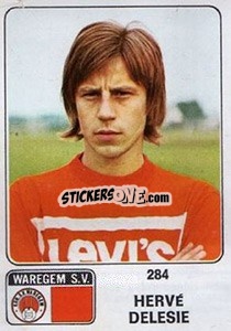 Sticker Herve Delesie - Football Belgium 1973-1974 - Panini