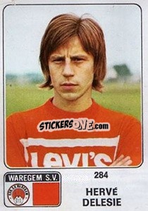 Figurina Herve Delesie - Football Belgium 1973-1974 n. 284 - Panini