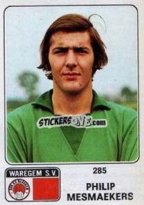 Figurina Philip Mesmaekers - Football Belgium 1973-1974 - Panini