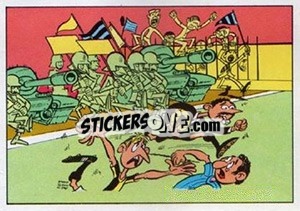 Figurina Cartoon - Football Belgium 1973-1974 n. 287 - Panini
