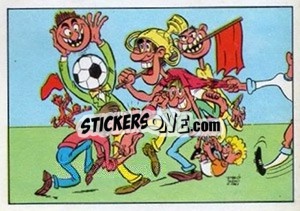 Figurina Cartoon - Football Belgium 1973-1974 - Panini